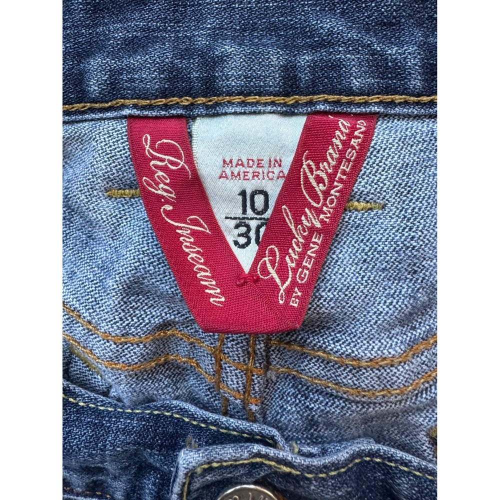 Lucky Brand Women's Sweet N Low Bootcut Jeans Blue Denim Made in USA Size 10/30 - Picture 3 of 9